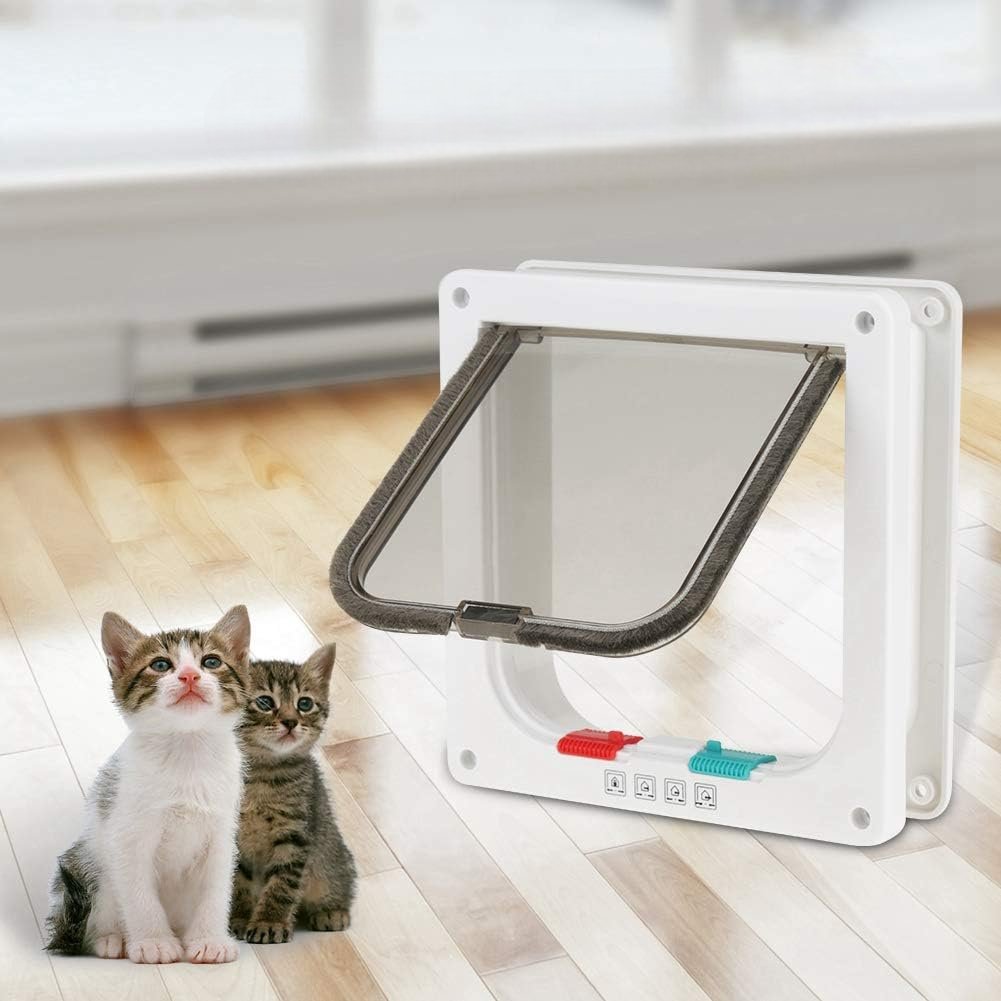 Chatière Électronique - SmartPetDoor™ - Blanc - Mon Chattitude